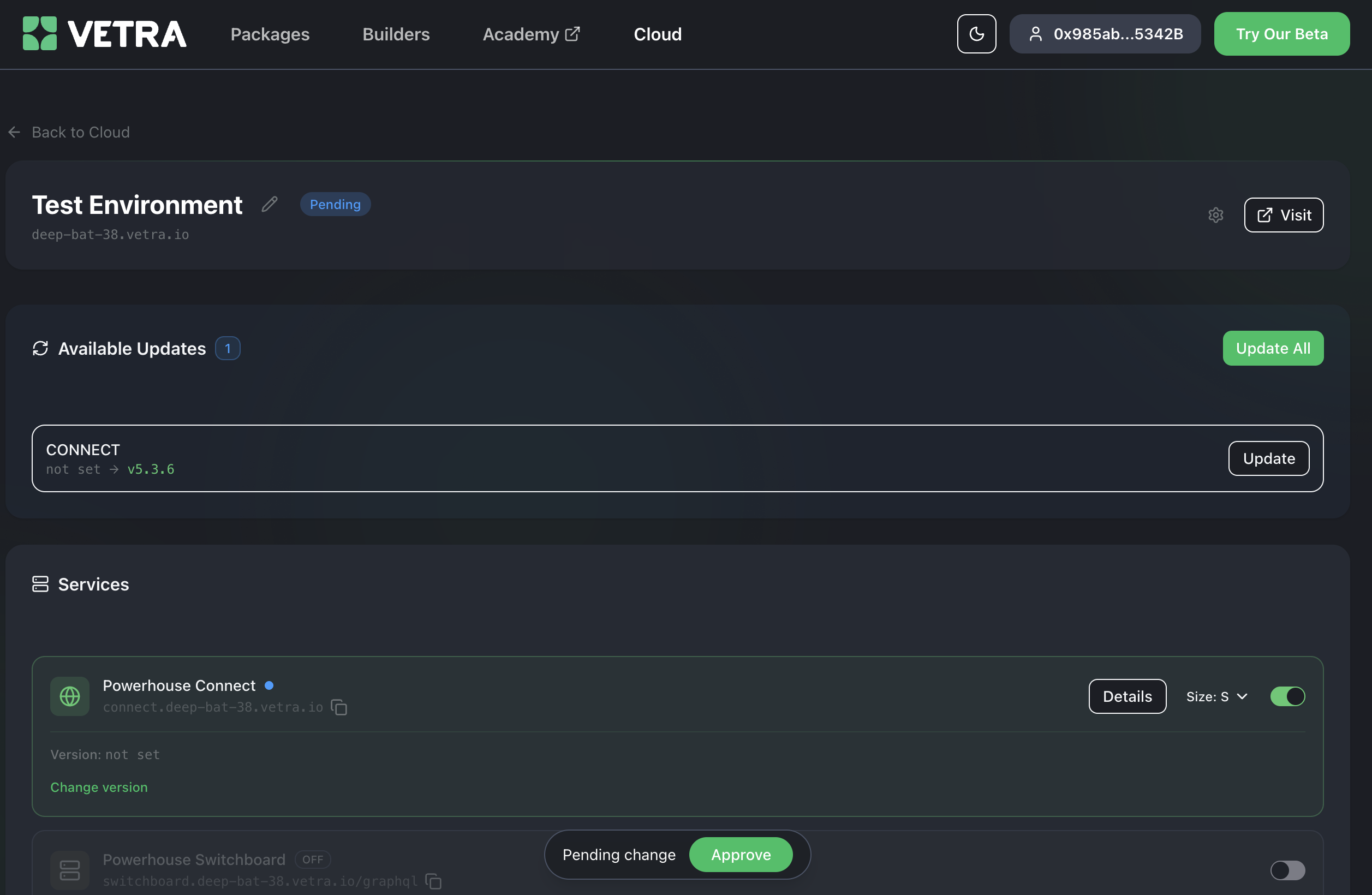 Available updates